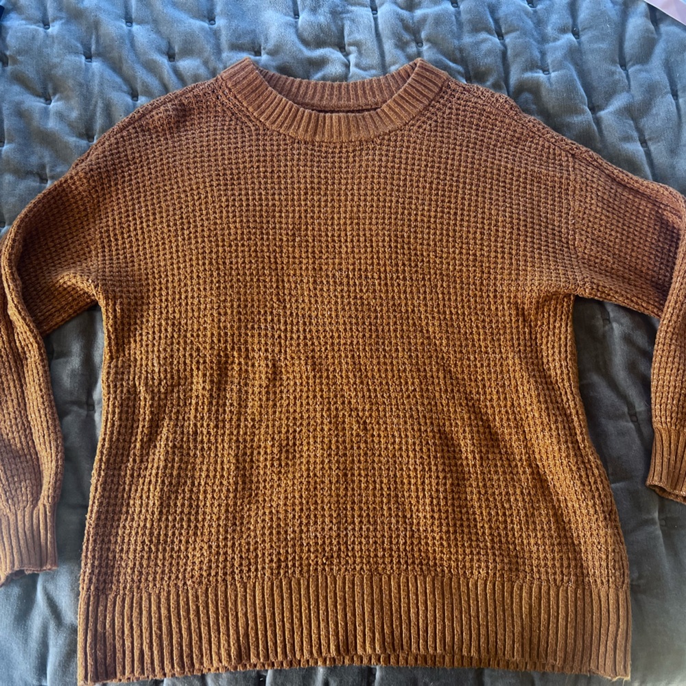 American Eagle Outfitters Burnt Orange Knit Sweater
